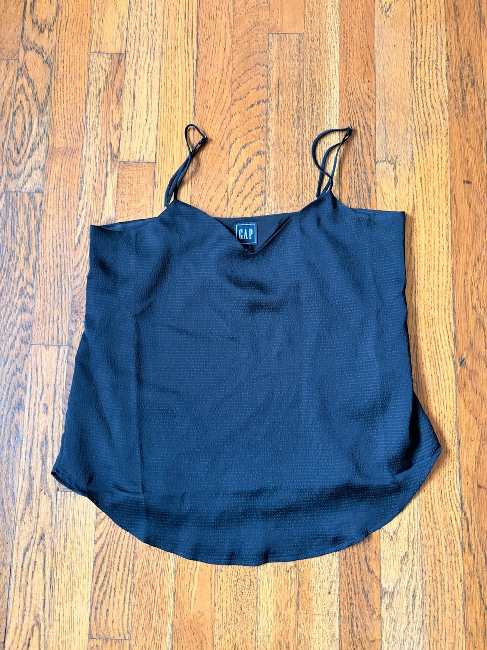 GAP Black V-Neck Spaghetti Strap Cami